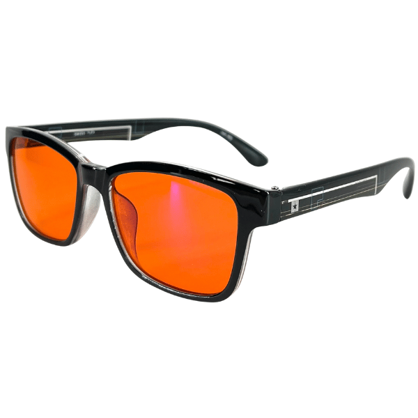SF01 NEGRO BRILLO/NARANJA CR39
