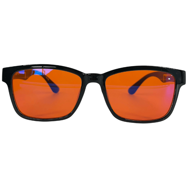 SF01 NEGRO BRILLO/NARANJA CR39