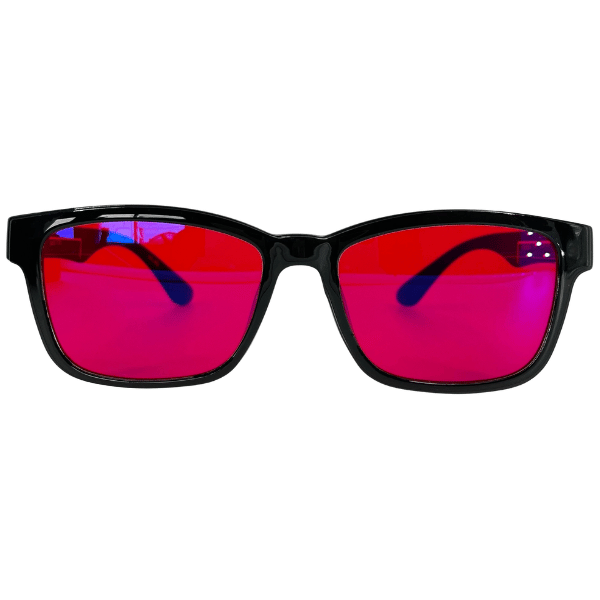 SF01 NEGRO BRILLO/ROJO CR39